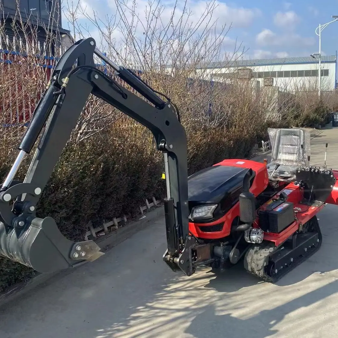 Maßgeschneiderter Mini 35PS Diesel-Bodenfräser Einfach zu Bedienende Landwirtschaftsmaschine Raupenschlepper Image
