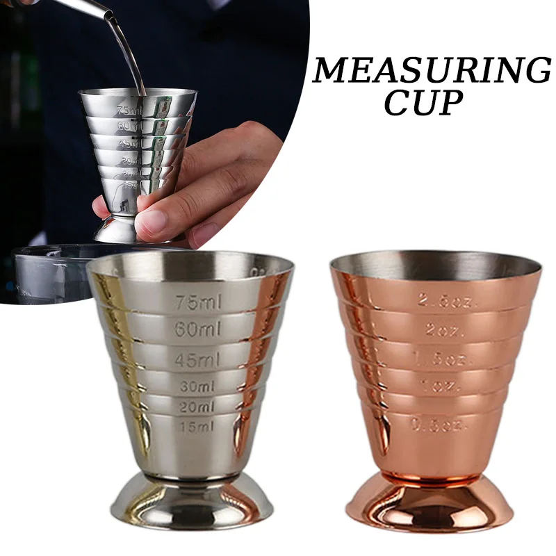 Bar Mixed Drink Zubehör Messbecher Bar Cocktail Shaker Jigger Cocktail Tools Edelstahl Bar Zubehör