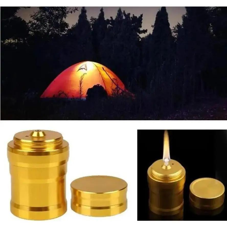 Tragbare Metall Mini Alkohol Lampe Labor Ausrüstung Heizung Flüssigkeit Öfen Outdoor Survival Camp Wandern Reise Werkzeug Nützliches Zubehör Image