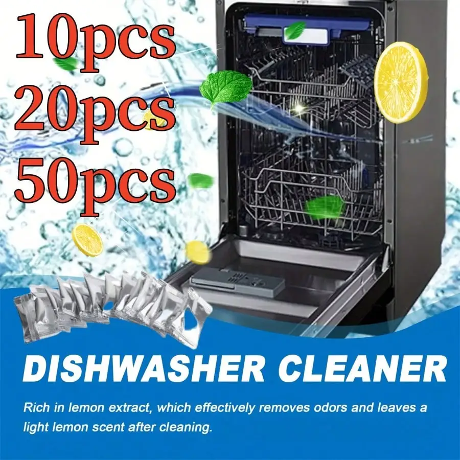 10/20/50/100 Stück Spülmaschinen-Entkalkungstabletten, kommerzielle Spülmaschinen-Reinigungstabletten, Küche, Badezimmer, Zuhause, Haushaltsbedarf Image