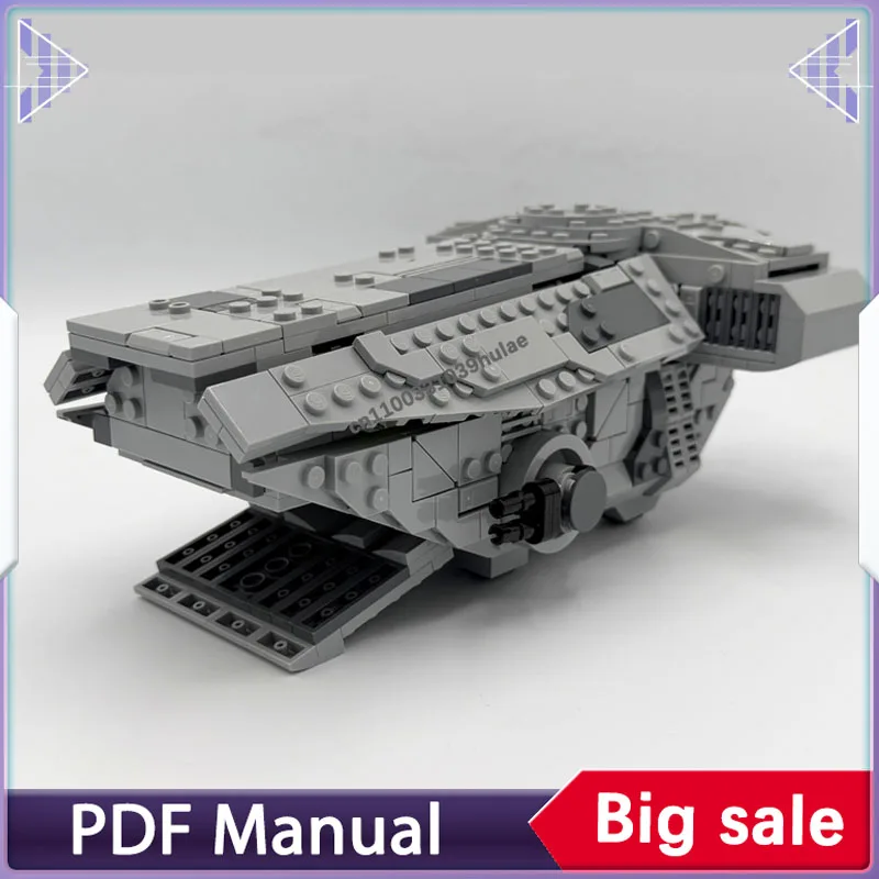 707-teiliges Imperial Dropship Mandalorian Troop Transport Bausteinset, Weltraumkrieg, Erwachsene, MOC-Bausteine, Militärkrieg, Raumschiff Image