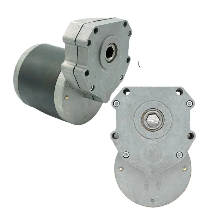 12V24V600W45 U/min, Gleichstrommotor, 60-V-Düngerung mit Kettenrad, rotierender Bodenbearbeitung, landwirtschaftliche elektrische Walze Image