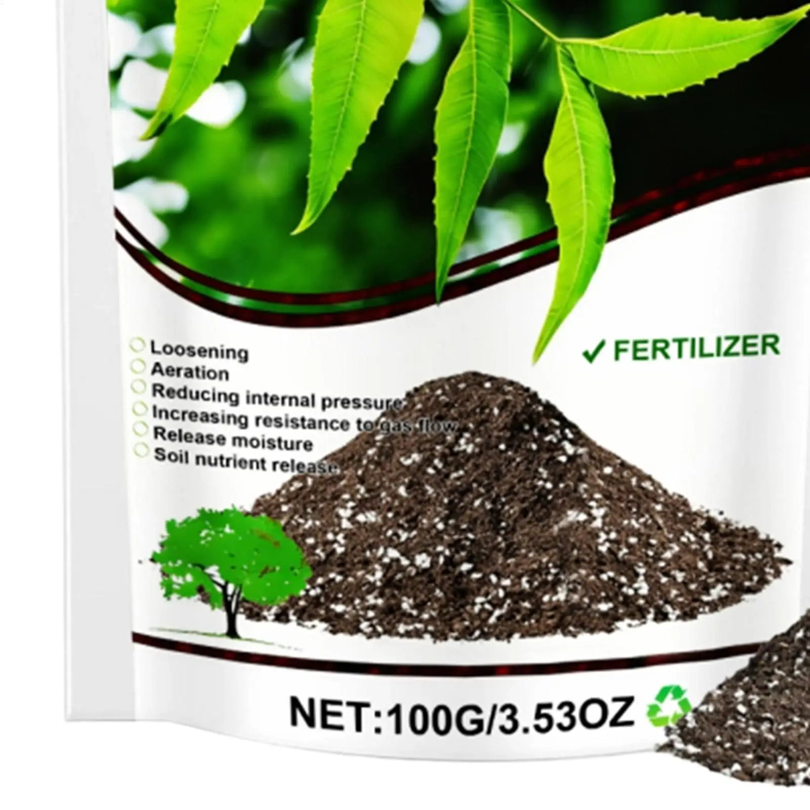 Pflanzmischung mit organischem Dünger für Zimmerpflanzen, Gemüse, Blumen, Kakteen und Orchideen, Bodenverbesserungsmittel Image