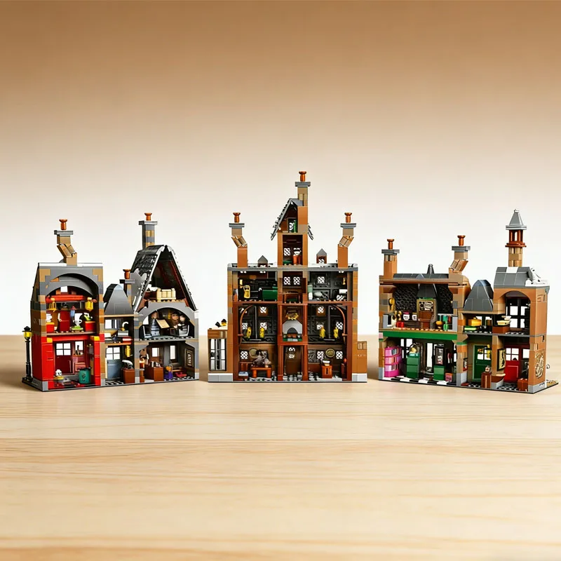 2026 MOC Neu 3228 Teile Maud Village Hauptturm Schloss Baustein-Spielzeug für Jungen und Mädchen Geschenke 76457 Bausteine Image