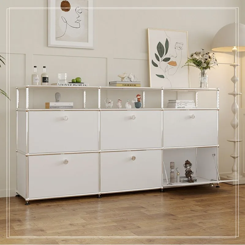 Präsentationsständer, Sofa, Retro-Stil, kleines Apartment, Modulschrank, Esszimmer-Beistellschrank, TV-Schrank, chinesischer antiker Schrank im koreanischen Stil