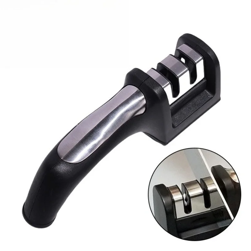 Küchenmesser Kantenabbau-Werkzeug Küche Zwei-Segment-Messerschärfer Handheld Multifunktions-Schnellmesserschärfwerkzeug Image