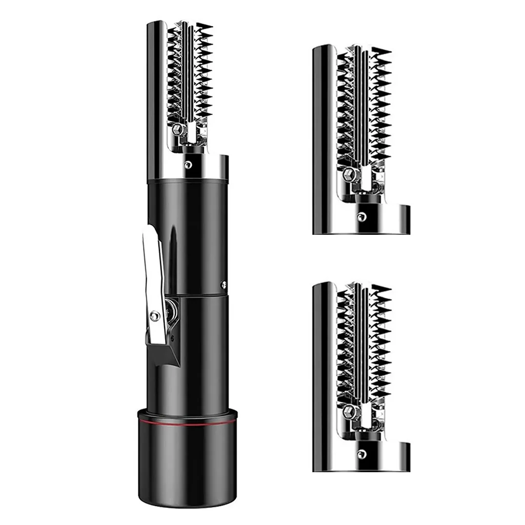 12W Kabelloser Elektrischer Fischentschupper, 1600mAh Akku, Wasserdicht mit 2 Klingen, Kein Spritzen, für Alle Arten von Fisch Image