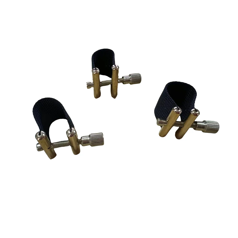 Metall-Saxophon-Ligaturclip mit Schnellverschluss für Alt-, Tenor- und Sopransaxophon-Mundstücke mit Schnellspannung und Zuverlässiger Passform Image
