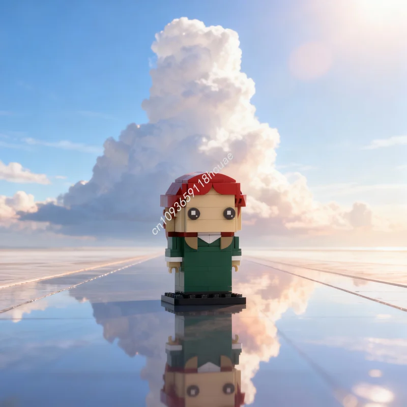 128-teiliges MOC Catelyn Stark Game of Thrones Brickheadz Modellbausatz Architektur-Spielzeug DIY Bildung Weihnachtsgeschenke Bausteine für Kinder Image