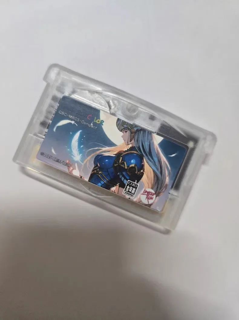 ChrisFlash Mini GBC Flash Cart - Kompakter GBC-Emulator für GBA, 4MB SRAM, Unterstützt Multi-Cart Image