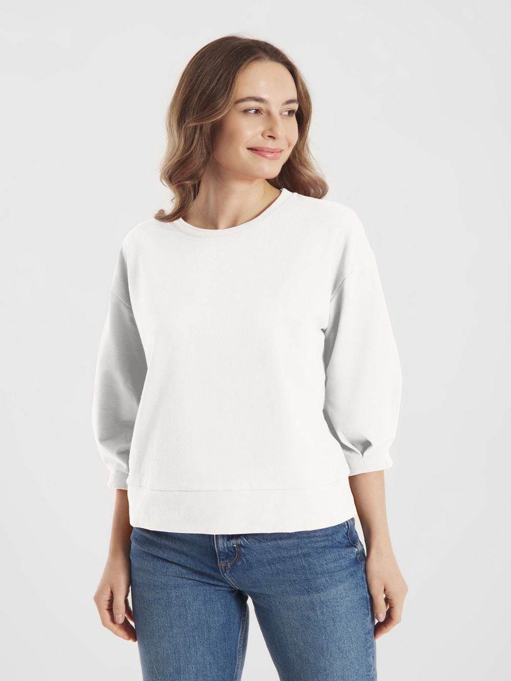 Frieda & Freddies Sweatshirt Damen ecru, 40 Image