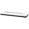 HAN Stiftschale i-Line CHROME – elegante, moderne Stiftablage mit Magnet für Büroklammern und rutschfestem Schaumstoffboden, 17650-32, weiß/schwarz