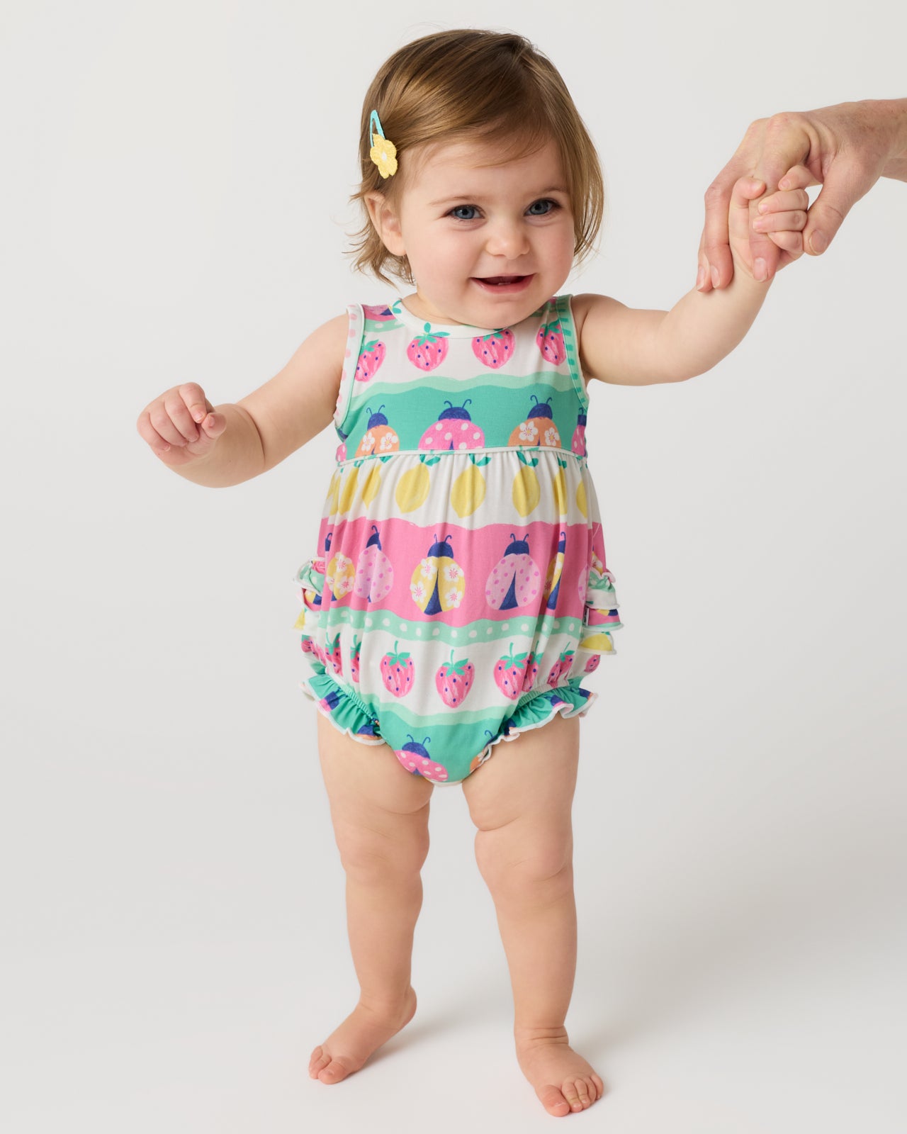 Ladybug Lane Bamboo Baby Bubble Romper - 18-24 months