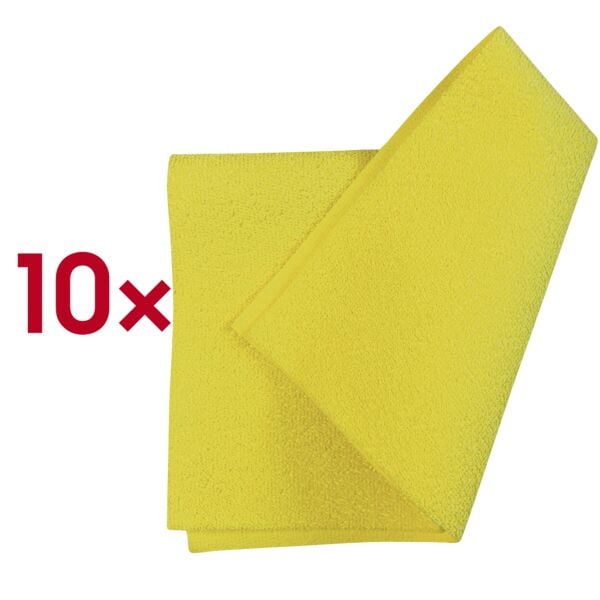 ARCORA 10x PU-Microfasertuch »Strong-Line« gelb Image