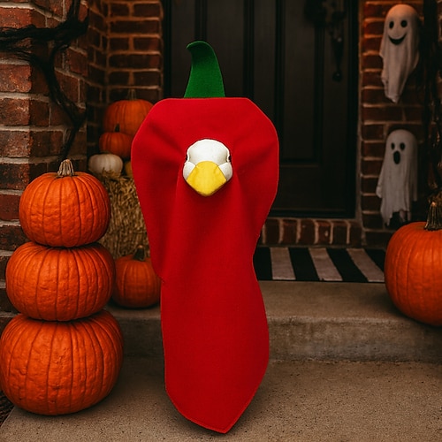 Gänse-Outfit für die Veranda, Gänsekleidung für eine 58-64 cm große Gänsefigur aus Beton für den Garten, Frühlings- und Sommerdeko-Accessoires für den Außenbereich, nur das Outfit, Gans nicht