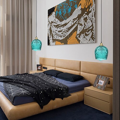 17cm Pendellaterne Design Pendelleuchte Metall galvanisiert modern 220-240v Image