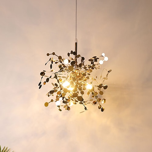 40cm Pendelleuchte Design Pendelleuchte Edelstahl stylisch Sputnik Mini galvanisiert moderner nordischer Stil 220-240v Image