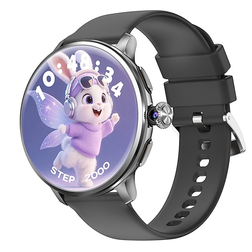 H88 Smartwatch 1.65 Zoll 4G LTE Mobilfunk-Smartwatch Schrittzähler Anruferinnerung Aktivitäts-Tracker Kompatibel mit Android iOS Damen GPS Langer Standby Freisprechanrufe IP68 41mm Uhrengehäuse