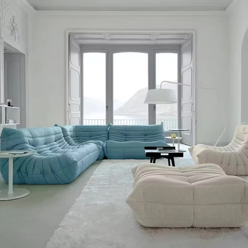 Caterpillar Einzelsofa Lazy Couch Tatami Wohnzimmer Schlafzimmer Schöne Freizeit Einzelstuhl Lesestuhl Balkon Schaukelstuhl Image