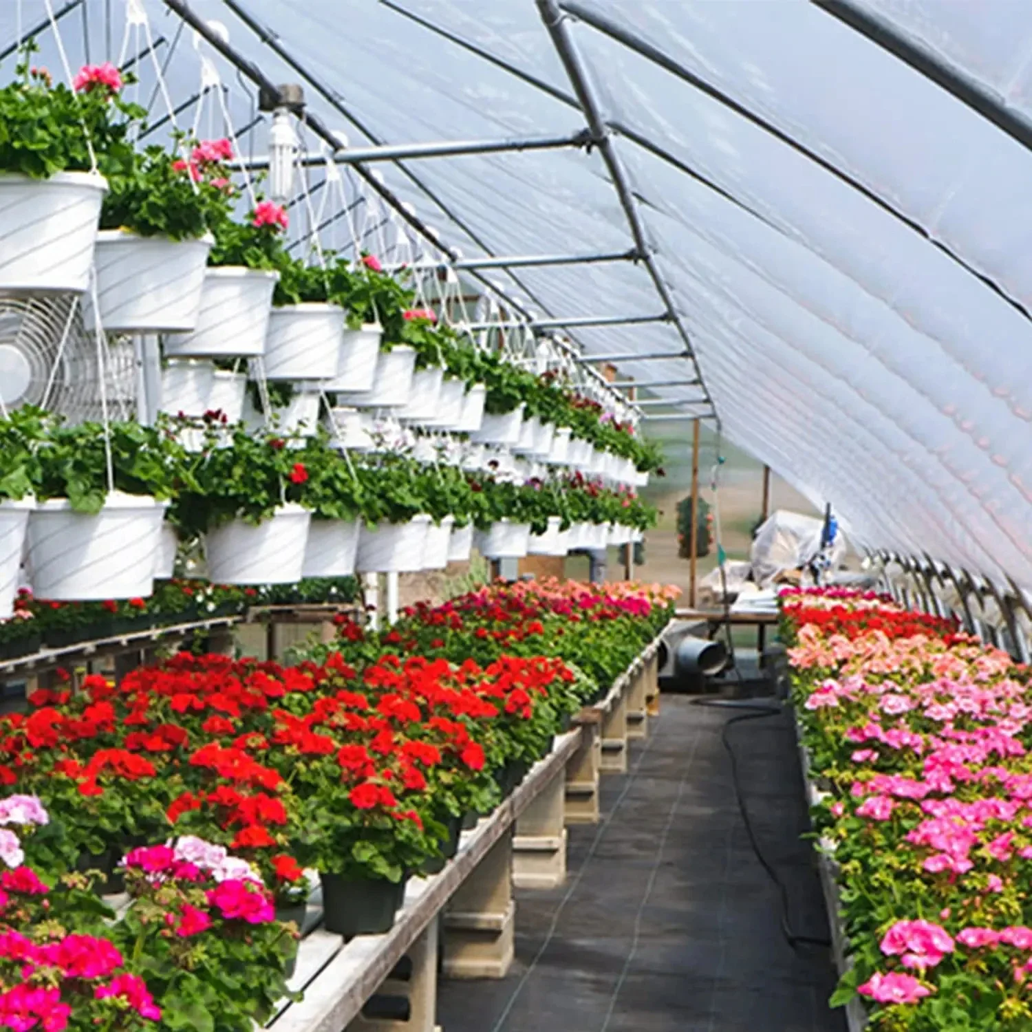 Gewebter Unkrautkontrollstoff, rutschfeste Außenmatte, Pflanzenschutzhülle, Jäten und Schädlingsbekämpfung, Unkrautbarrierestoff, strapazierfähig Image