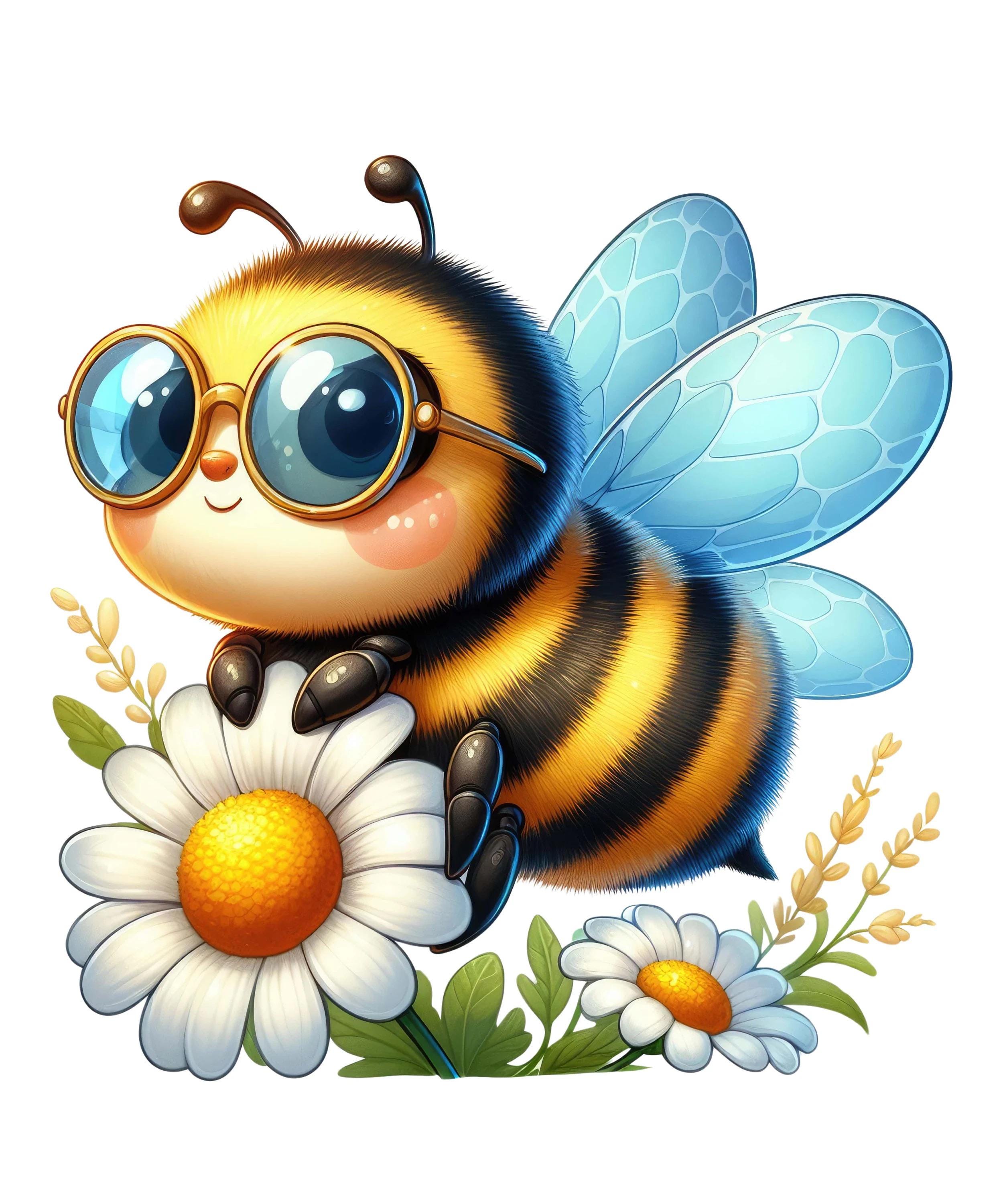 5 adesivi decorativi per auto a forma di ape (confezione multipla) - Impermeabili per auto e uso esterno | Adesivo murale ape | Set di adesivi natura