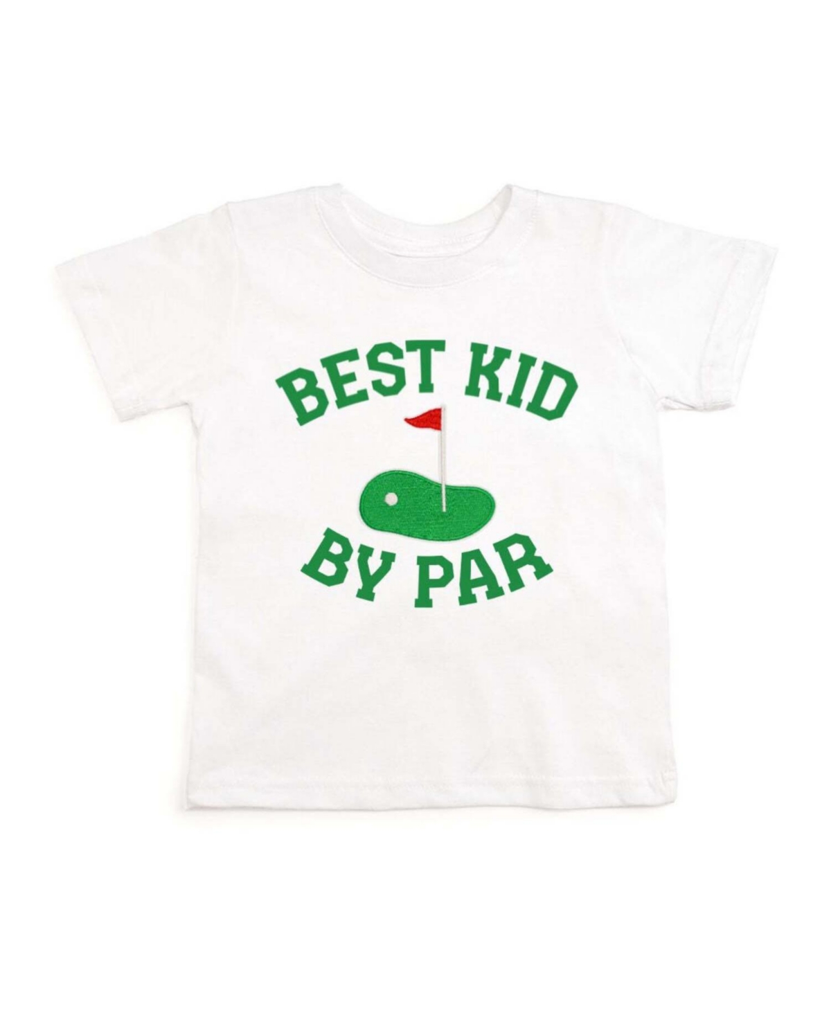 Sweet Wink Boys' Best Kid By Par Patch Short Sleeve T-Shirt - Little Kid, Big Kid - White