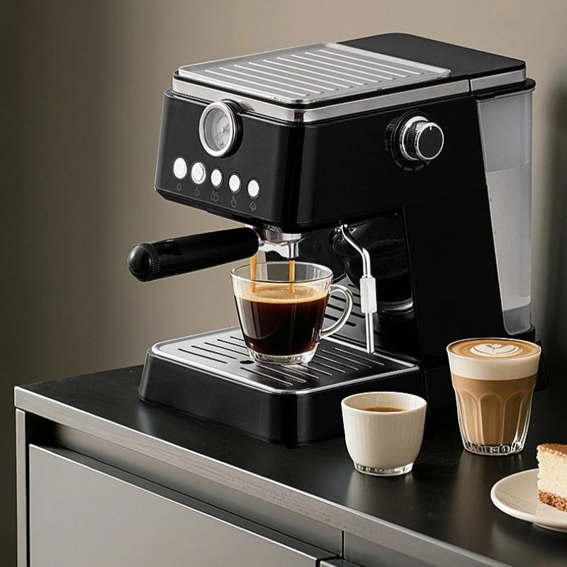 Machine à café électrique intégrée pour la maison, extraction rapide, fonctionnement par bouton, puissante, à vapeur, appareils électroménagers