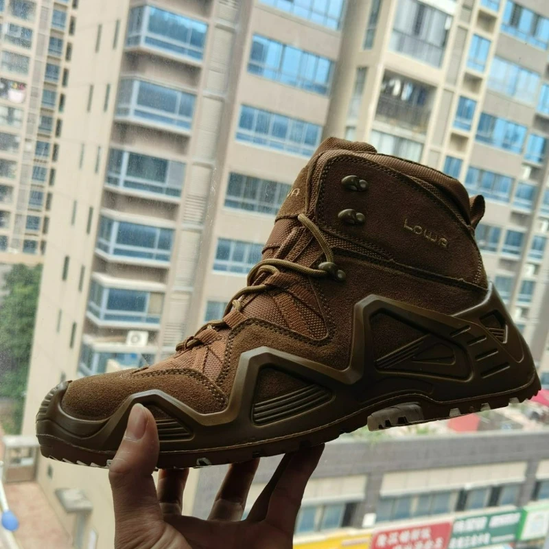Luxusmarke Wanderschuhe für Herren Hochwertige Outdoor-Stiefel Rutschfeste Reiseschuhe Braun Camping-Schuhe Große Größen 46 47