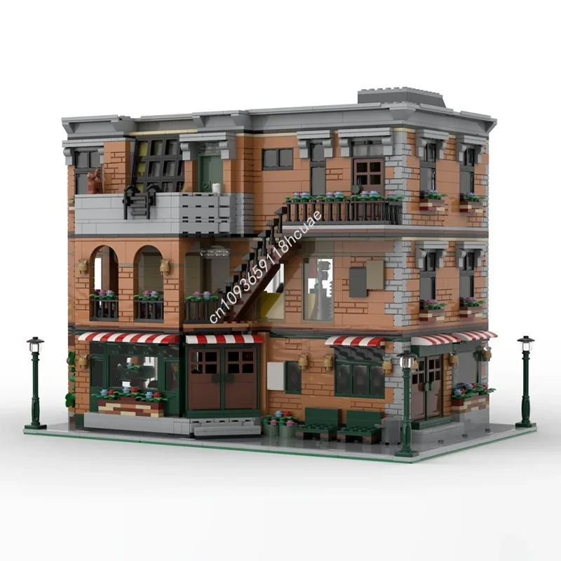 4653 Teile MOC Central Perk Freunde-Apartment Modulares Modell-Baustein-Set Weihnachtsgeschenke DIY-Idee Kinder-Spielzeug Geburtstagsgeschenk Image