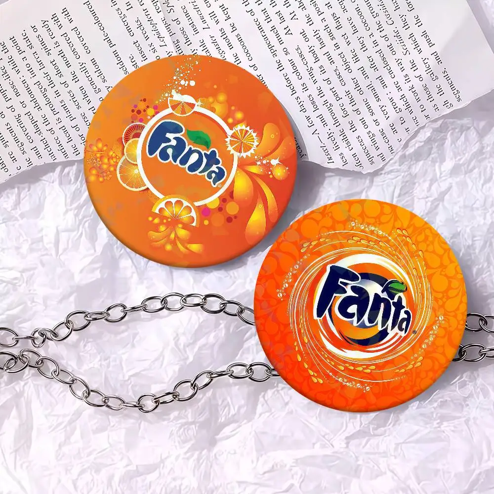F-FantaS Kohlensäurehaltige Getränke Abzeichen Anstecknadel Leuchtend bedrucktes Icon Geschenk für Freunde Anstecknadel Kragenbrosche Reversnadel Metall Image