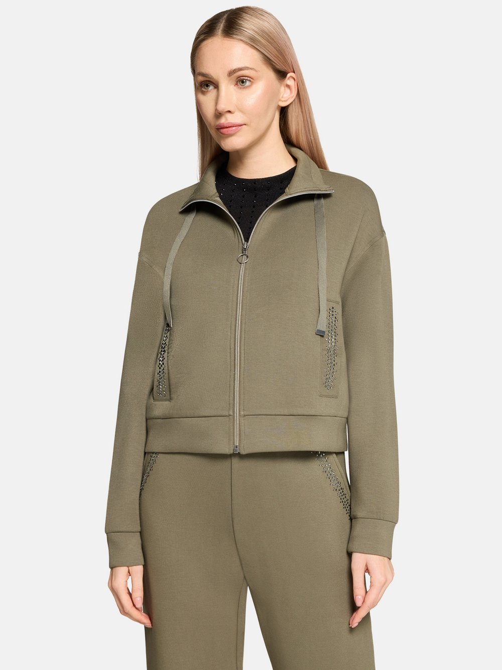 Betty Barclay Shirtjacke Damen khaki, 48 Image