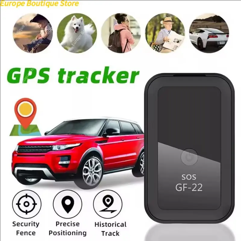 Localisateur GPS pour véhicule GF-22 Mini GPS de voiture portable Tracker GPS magnétique puissant Dispositif de suivi GPS Anti-perte Géorepérage GPS Application de localisation