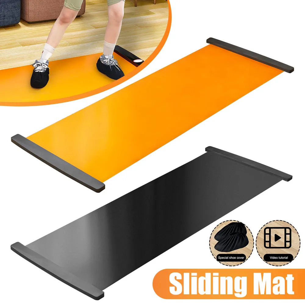 Yoga-Matte Gleitbrett für Haushalt, Fitness-Trainingsboard 140/180/200cm, Fitness-Gleitplatte für Eishockey und Rollerskating