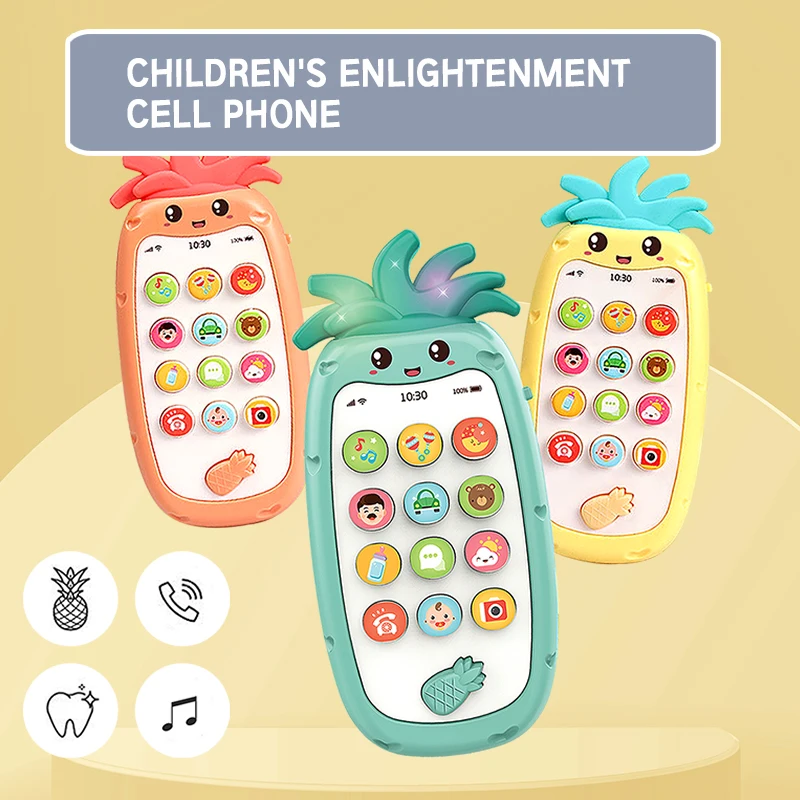 Baby-Touchscreen-Telefon, speziell für Babys und Kleinkinder, mit 5 Lern-und Spielmodi, Lernspiel zeug für Kinder im Alter