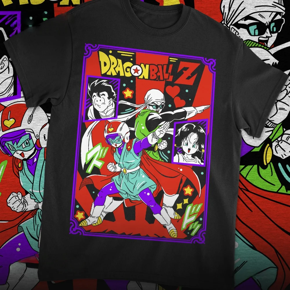 Vintage Dragon Ball Gym T-Shirt 2026 Sommer 100% Baumwolle Oversized Great Saiyaman Print Streetwear Sportliches T-Shirt für Große & Lange Größen