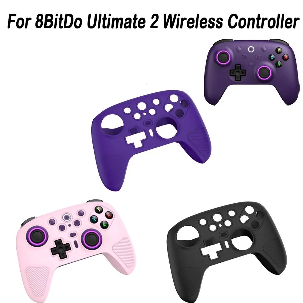 Silikon-Gaming-Controller-Hülle, stoßfest, kratzfest, Konsolen-Schutzhülle für 8BitDo Ultimate 2 Wireless Controller Image