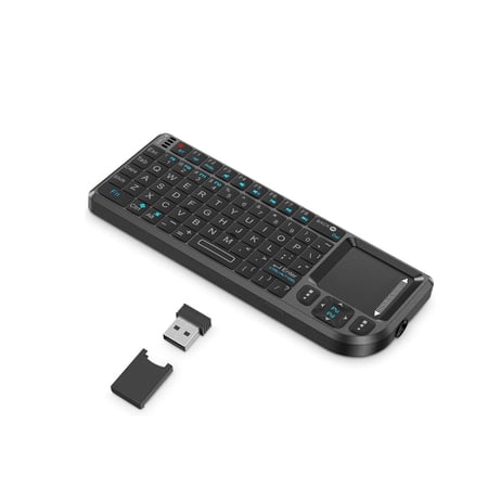 Hodwiequ Classic Wireless Mini Keyboard With Integrated Keyboard And Mouse Multicolor