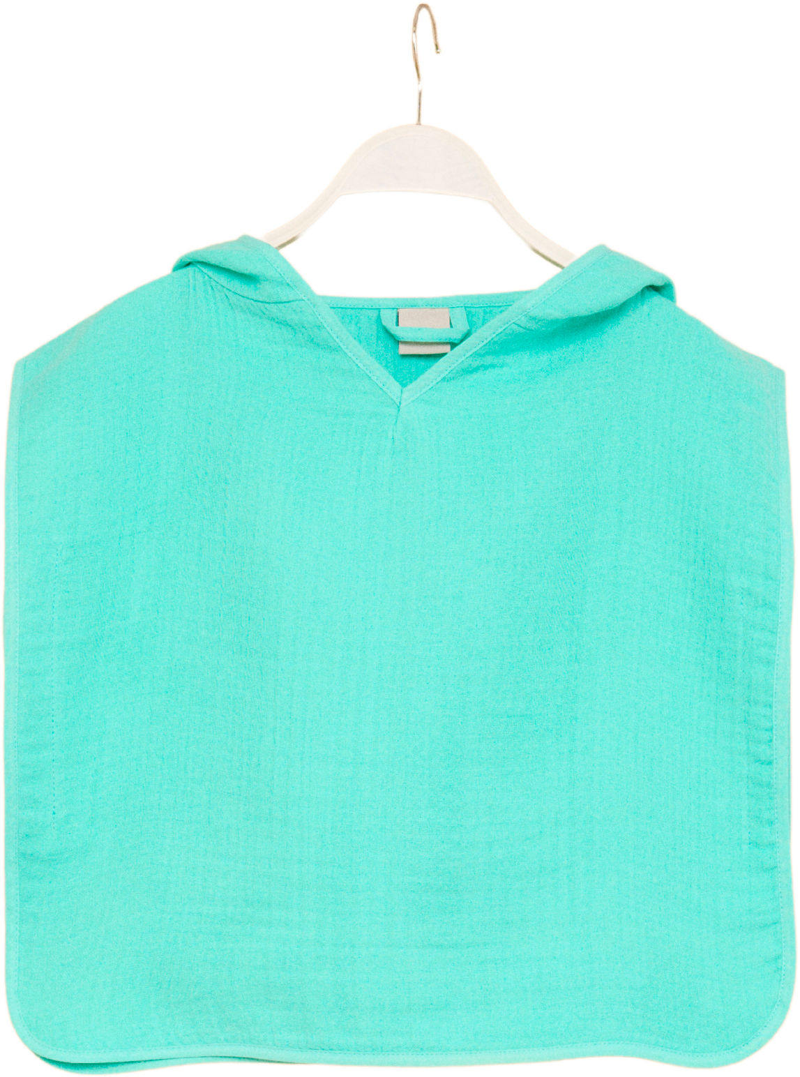 Badeponcho EGERIA "Muslin" Gr. 98, grün, 98/104, Musselin, Hausmäntel, one size Image