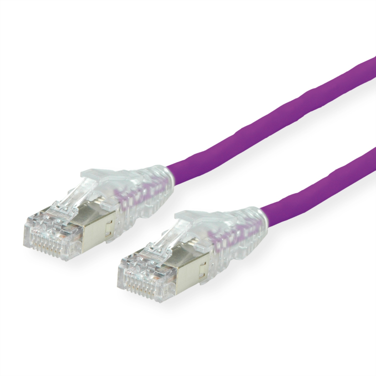 SECOMP DÄTWYLER Patchkabel Cat.6A (Class EA) S/FTP, CU 7702 flex LSOH, AMP v2, violett, 3 m Image