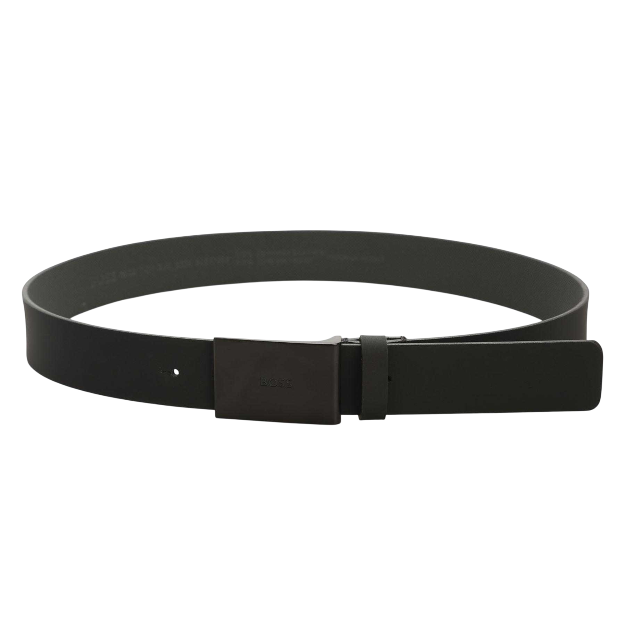 Boss - "Tion Gum" Gürtel für Herren, Leder (Schwarz)