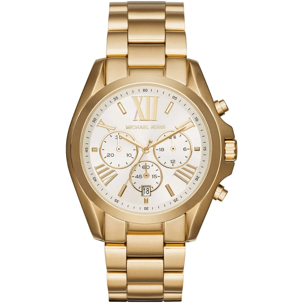 Michael Kors Bradshaw MK6266 Gold Edelstahl Chronographuhr 43mm