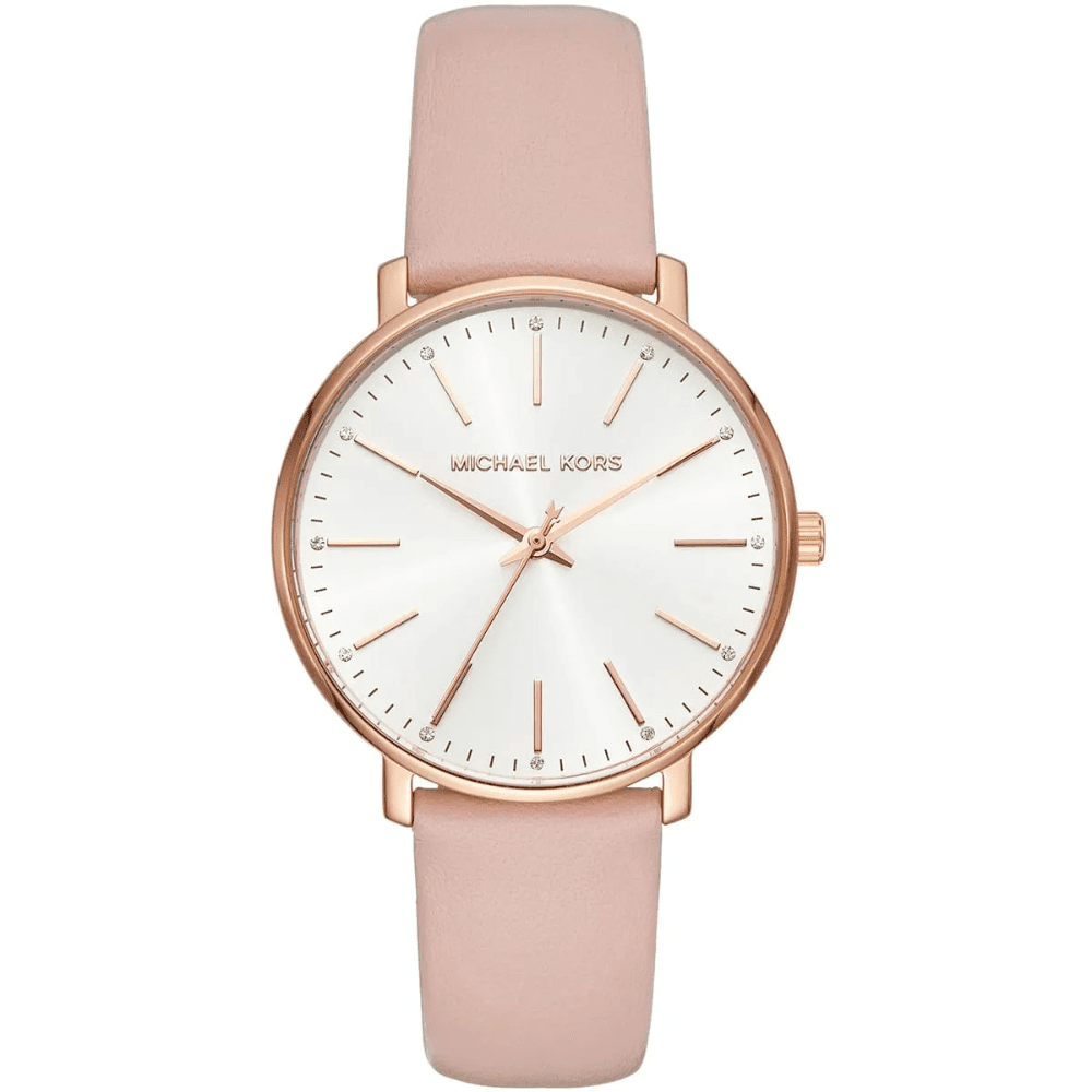 Michael Kors MK2741 Pyper 38 mm Roségold Weißes Zifferblatt Damenuhr