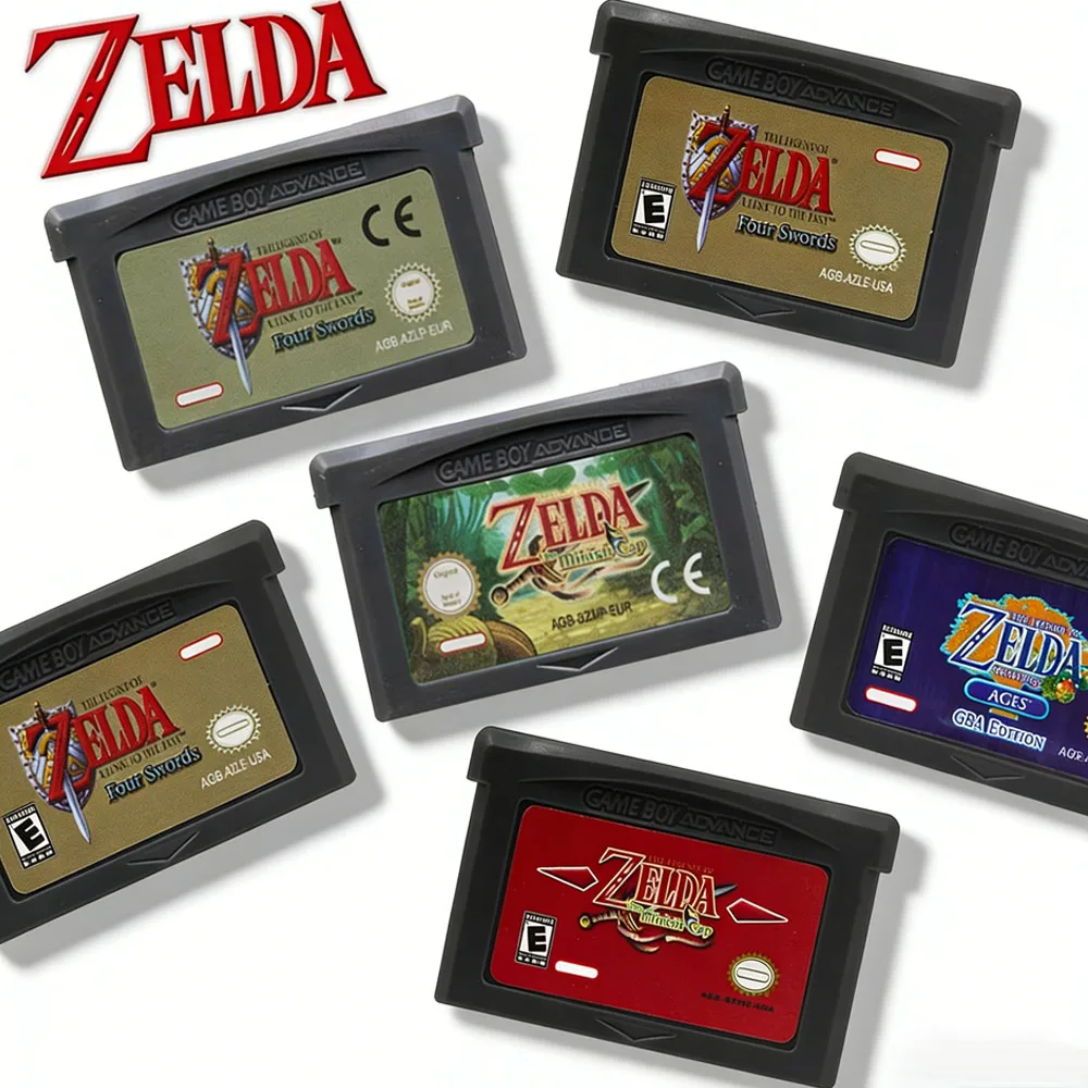 Cartouche de jeu GBA, console de jeu vidéo 32 bits, carte de jeu Link To The Past Awakening DX Minish Cap