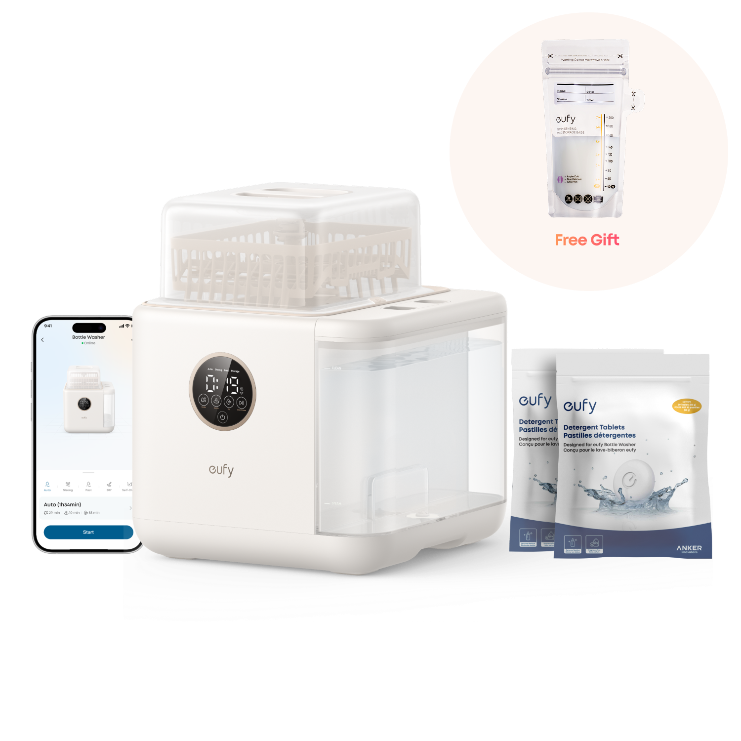 eufy Baby Bottle Washer S1 & Early Access Users Exclusive Gift eufy Bottle Washer S1