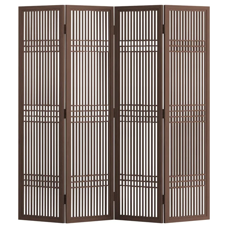 Neuer chinesischer Raumteiler für Wohnzimmer, Faltbarer Raumteiler, Moderner Einfacher Faltbarer Zen-Büro-Teehaus-Raumteiler aus Massivholz im Antik-Stil