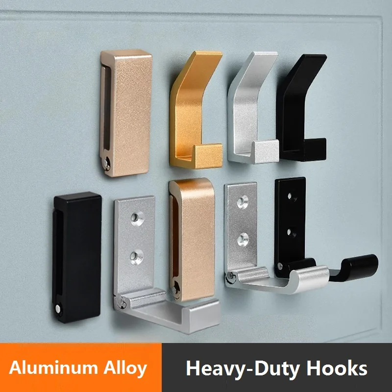 Klapphaken, Wand, Tür, Kleidung, Mantel, Hut, Taschen, Kleiderbügel, Aluminiumlegierung, Küche, Badezimmer, rostfreie Handtuchhaken, faltbarer Einzelhaken