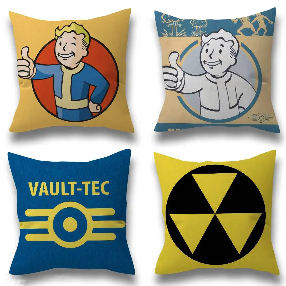 Kissen Anime-Kissen Sofabett Kopfkissenbezug Kissenbezug 45x45 cm Fashion Game F-Fallouts cool boy Image
