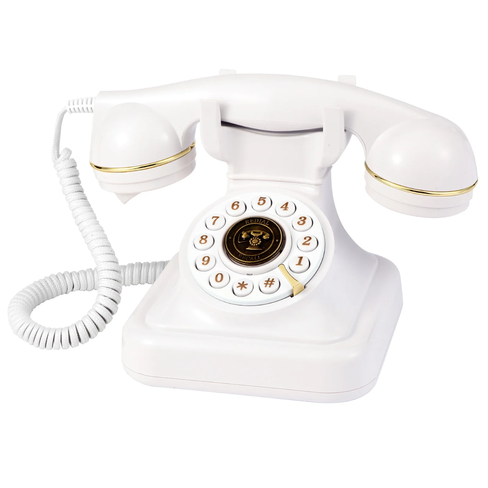 Audio-Gästebuch-Telefon im Retro-Stil, antikes Audio-Gästebuch, Telefonnachricht, Diktiergerät, Vintage-Telefon für Hochzeitsfeier