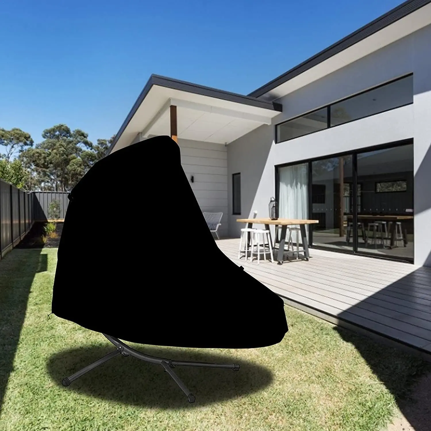 SLQZT Hängesessel-Abdeckung – Hängende Schutzhülle, wasserdicht, staubdicht, Oxford-Stoff, Schaukelstuhl-Regenbezug Image