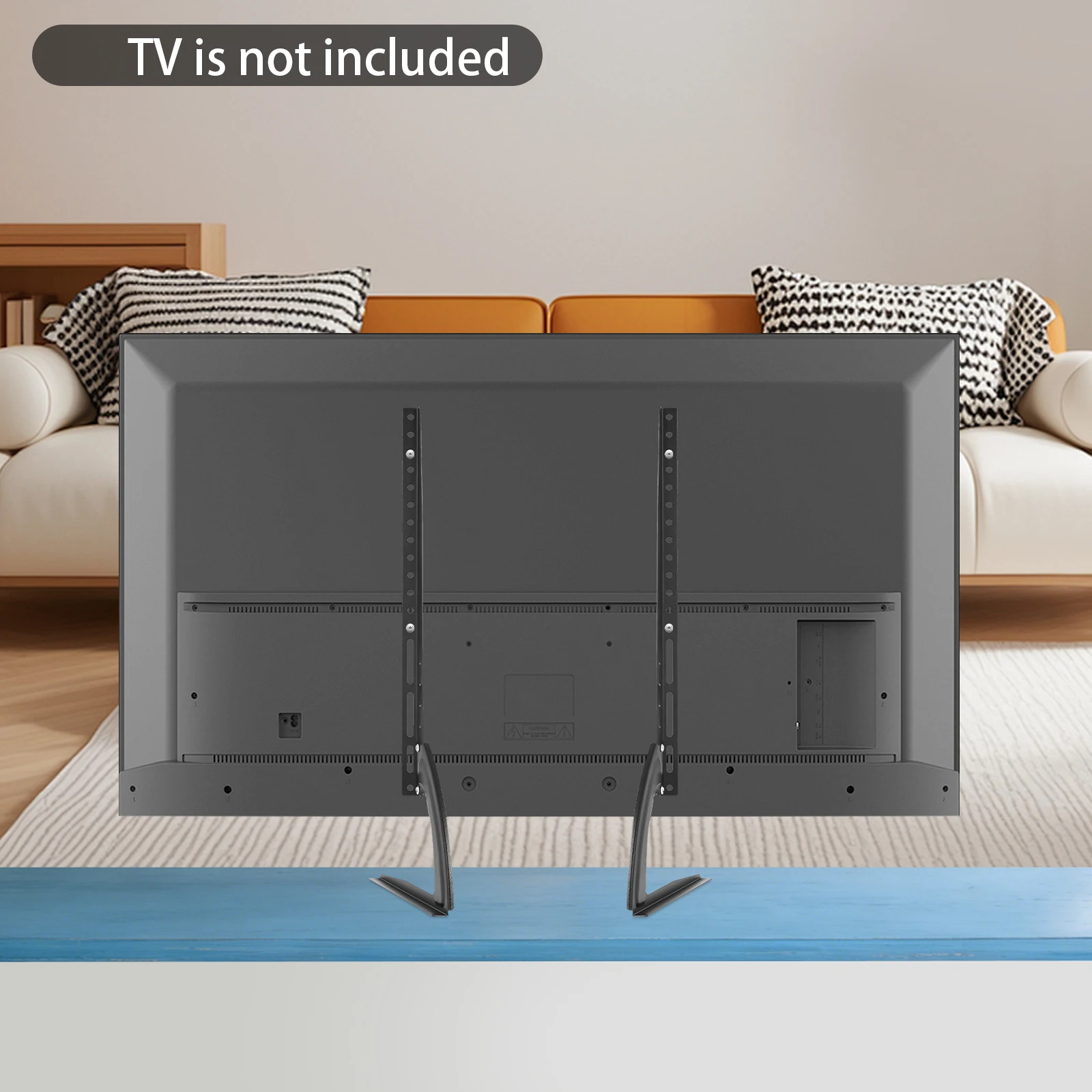 Support de télévision LCD de 32 à 70 pouces, support de télévision LCD à poser sur table, capacité de charge de 35 kg, pieds de table amovibles